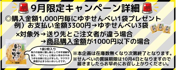 9月緊急企画